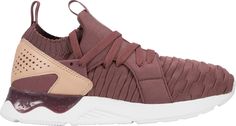 Кроссовки женские Asics GEL-LYTE V SANZE KNIT бордовые 9 US