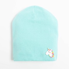 Шапка для девочки, цвет мята, размер 52-54 Marhatter