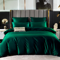 Комплект постельного белья Ситрейд Однотонный Элитный на резинке OCER018 (2 спальный)