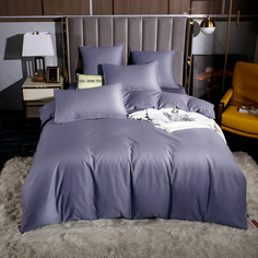 Комплект постельного белья Ситрейд Однотонный Элитный на резинке OCER020 (2 спальный)