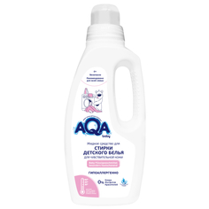 Жидкое средство для стирки детского белья AQA BABY для чувствительной кожи, 1000 мл