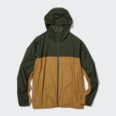 Ветровка мужская UNIQLO 455549COL34 коричневая 2XS