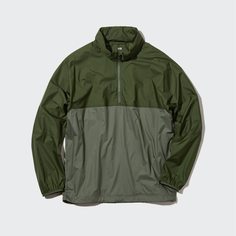 Ветровка мужская UNIQLO 446819COL58 зеленая 3XL