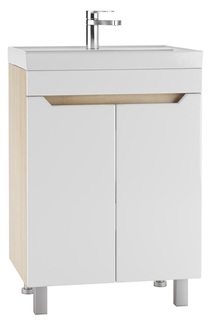 Тумба под умывальник АЙСБЕРГ "Енисей 60" Мечта без ящика Дуб сонома