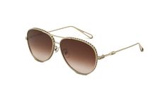 Солнцезащитные очки женские Chopard C86 коричневый