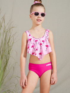 Купальник раздельный детский PlayToday Tween 12321316, фуксия, светло-сиреневый, 140