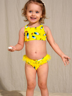 Купальник раздельный детский PlayToday Baby 12349048, жёлтый, 92