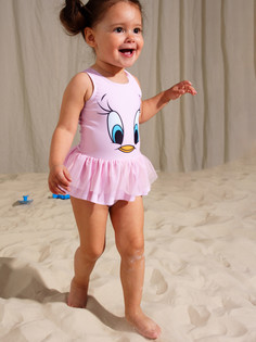 Купальник слитный детский PlayToday Baby 12349045, светло-сиреневый, 80