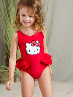 Купальник слитный детский PlayToday Kids 12342106, красный, 122