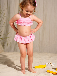 Купальник раздельный детский PlayToday Baby 12329143, светло-розовый, 86