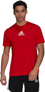 Футболка мужская Adidas GM4318 красная XS