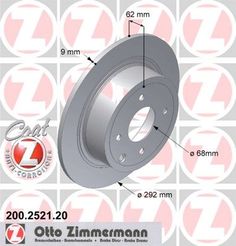 Диск Тормозной (Цена За 1 Шт.) ZIMMERMANN 200252120