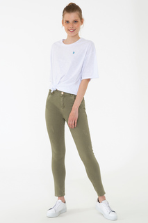 Брюки женские U.S. POLO Assn. G082SZ0780LINORE21Y хаки 36