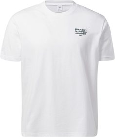 Футболка Reebok для мужчин, GV3431, white, размер S