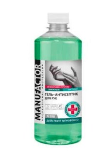 Гель-антисептик для рук Manufactor N308 с дозатором 500 мл