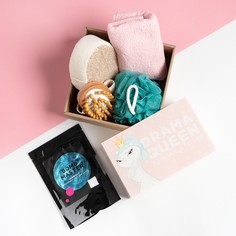 Подарочный набор Этель Drama queen полотенце 30х60 см и акс.(5 предм) No Brand