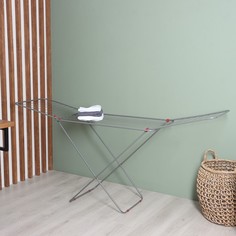 Сушилка для белья напольная Bellatrix, 20м, цвет серебро, 120х53х4.5 см No Brand