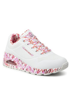 Кроссовки Loving Love 155506/WRPK Skechers белый 38,5 EU