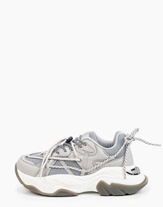 Кроссовки женские Mascotte 64-111021 серые 37 RU