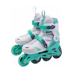 Роликовые коньки Ridex Swipe, для девочек, размер 31-34, колеса 64мм, ABEC 3, мятный/серый