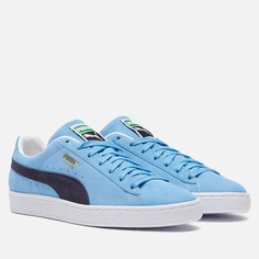 Кроссовки Puma Suede Classic XXI голубой, размер 44 EU