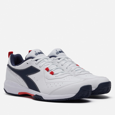 Кроссовки Diadora S.Challenge 5 SL Clay белый, размер 40.5 EU