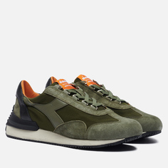 Кроссовки Diadora Equipe Mad Italia Nubuck SW оливковый, размер 44 EU