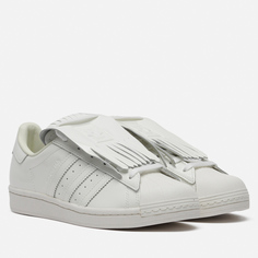 Женские кроссовки adidas Originals Superstar Fringe белый, размер 41.5 EU