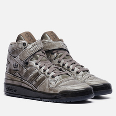 Кроссовки adidas Originals x Jeremy Scott Forum Dipped коричневый, размер 36 EU