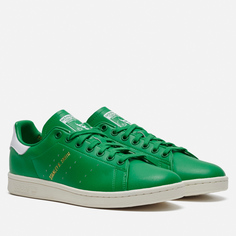 Кроссовки adidas Originals Stan Smith зелёный, размер 40.5 EU