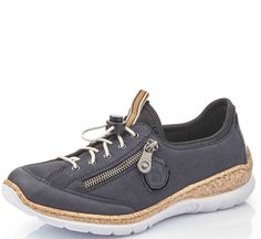 Кроссовки женские Rieker N4263 синие 42 RU