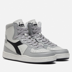 Кроссовки Diadora Mi Basket Used серый, размер 38 EU