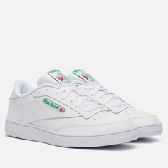Кроссовки Reebok Club C 85 белый, размер 35 EU
