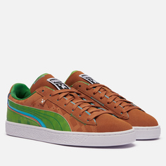 Кроссовки Puma x Minecraft Suede коричневый, размер 44.5 EU