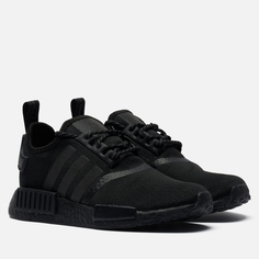Кроссовки adidas Originals x Pharrell Williams NMD_R1 чёрный, размер 40 EU