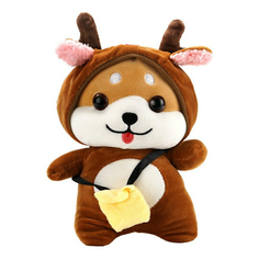 Мягкая игрушка Корги Карнавальный 1, 21 см No Brand