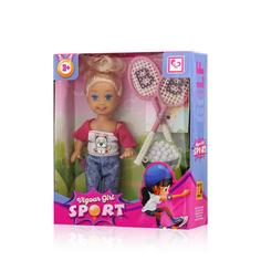 Кукла Спортсменка-бадминтон No Brand