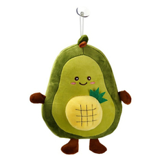 Мягкая игрушка, Авокадо Фруктовый, 19 см No Brand