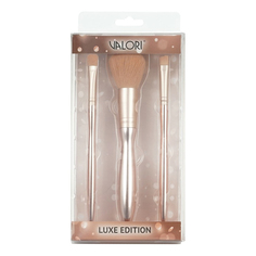 Набор кистей для макияжа Valori Luxe Edition 3 шт