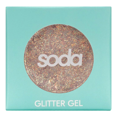 Глиттер - гель Soda Glitter Gel цвет 002 Лео 1,5 г