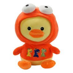 Мягкая игрушка Утка в худи 21 см No Brand