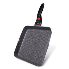 Сковорода Гриль Fissman La Granite 28x4,5см, алюминий 4628_