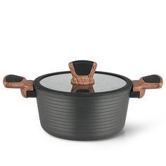 Кастрюля Fissman Diamond 20x10см 2.6л с крышкой алюминий стекло (14304_)