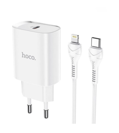 Сетевое зарядное устройство Hoco (N14) Quick Charger 3.0 PD 20W Type-C + кабель No Brand