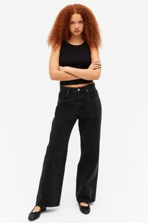 Джинсы женские Monki 1006793001 черные 30 (доставка из-за рубежа)