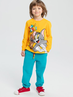 Лонгслив детский PlayToday Kids 12332068, желтый, разноцветный, 110