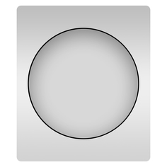Влагостойкое круглое зеркало Wellsee 7 Rays Spectrum 172200070, 85 см