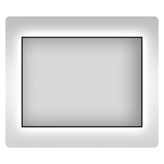Влагостойкое зеркало с подсветкой для ванной Wellsee 7 Rays Spectrum 172200970, 80х60 см