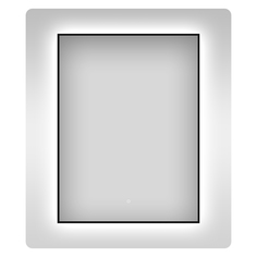 Влагостойкое зеркало с подсветкой для ванной Wellsee 7 Rays Spectrum 172200880, 50х75 см