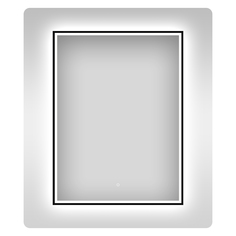 Влагостойкое зеркало с подсветкой для ванной Wellsee 7 Rays Spectrum 172201160, 50х65 см